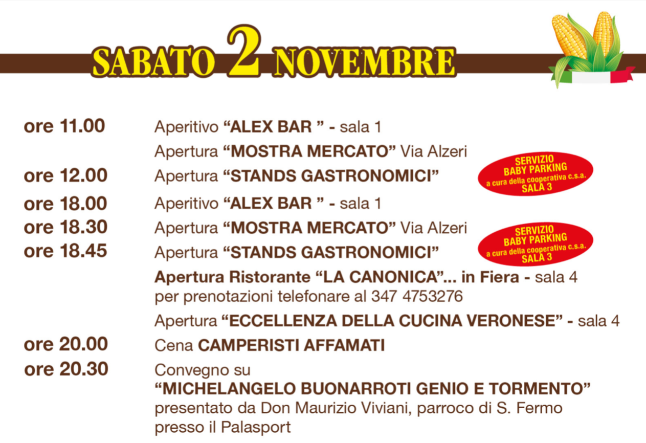 Sabato 2 Novembre