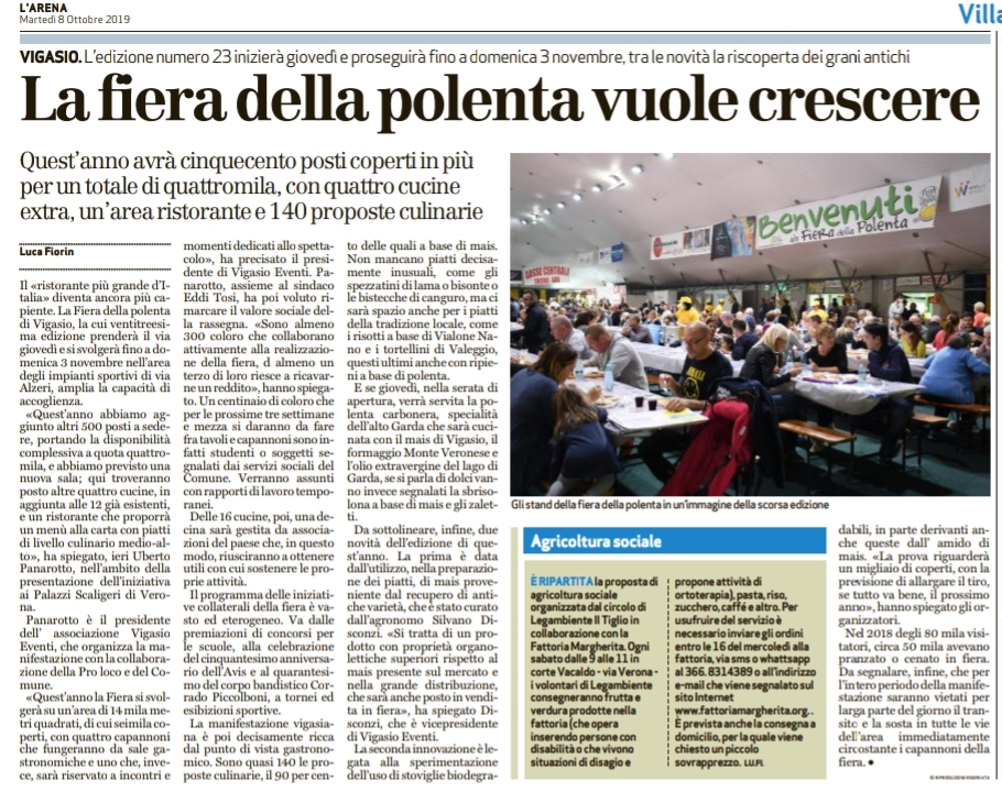 l’arena 8 ottobre