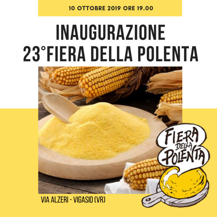 festa della polenta 10 OTTOBRE 2019 DALLE ORE 19.00