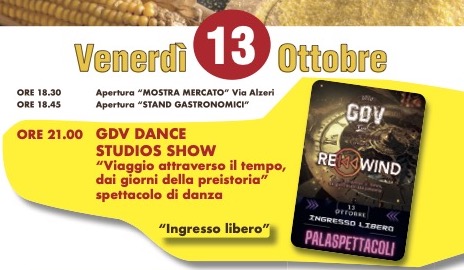 Venerdi 13 ottobre: GDV Dance Studio