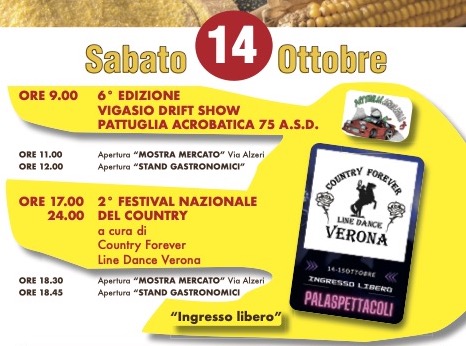 Sabato 14 ottobre