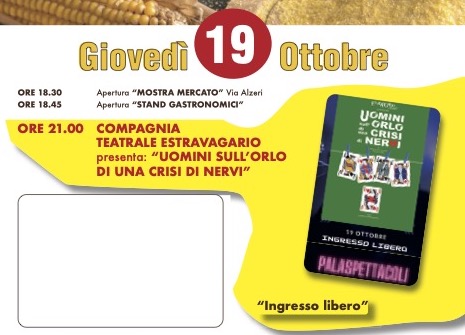 Giovedì 19 ottobre