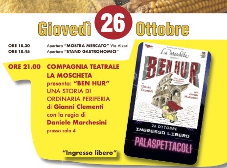 Giovedi 26 Ottobre