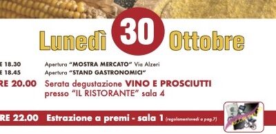 Lunedì 30 Ottobre