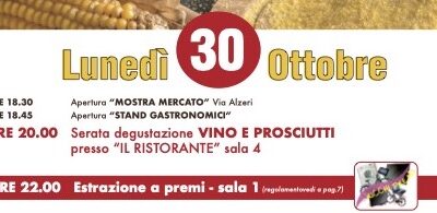 Lunedì 30 Ottobre