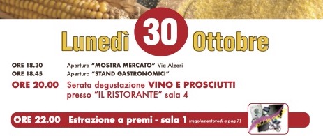 Lunedì 30 Ottobre
