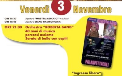 Venerdì 3 Novembre