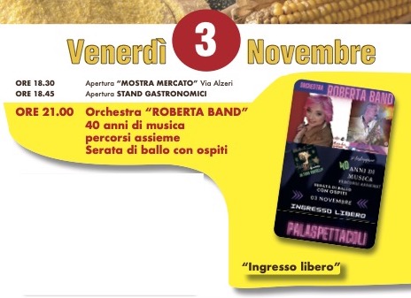 Venerdì 3 Novembre